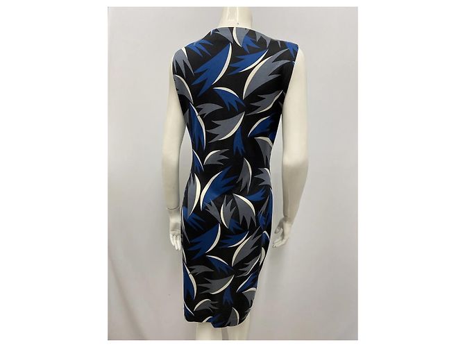 Diane Von Furstenberg DvF Seiden-Jersey Gabbie Kleid Mehrfarben - Ansicht 4