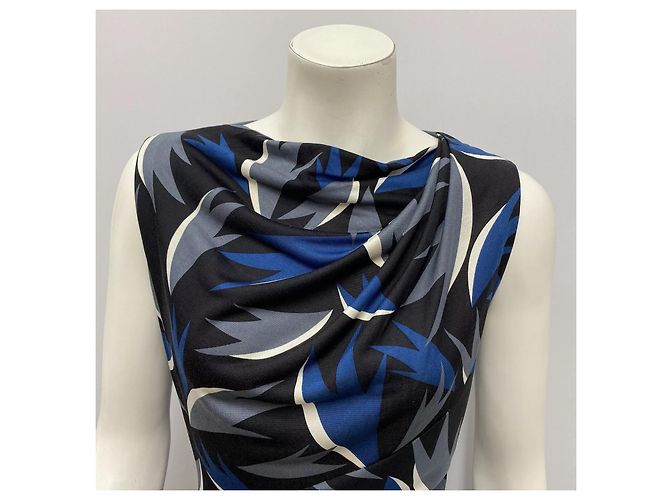 Diane Von Furstenberg DvF Seiden-Jersey Gabbie Kleid Mehrfarben - Ansicht 5