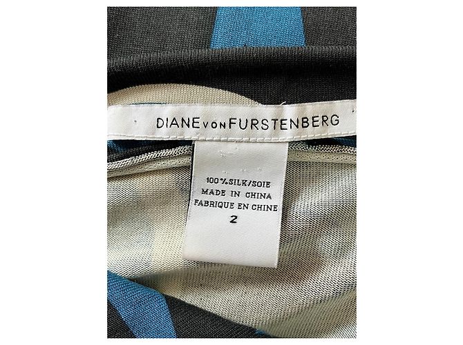 Diane Von Furstenberg DvF Seiden-Jersey Gabbie Kleid Mehrfarben - Ansicht 7