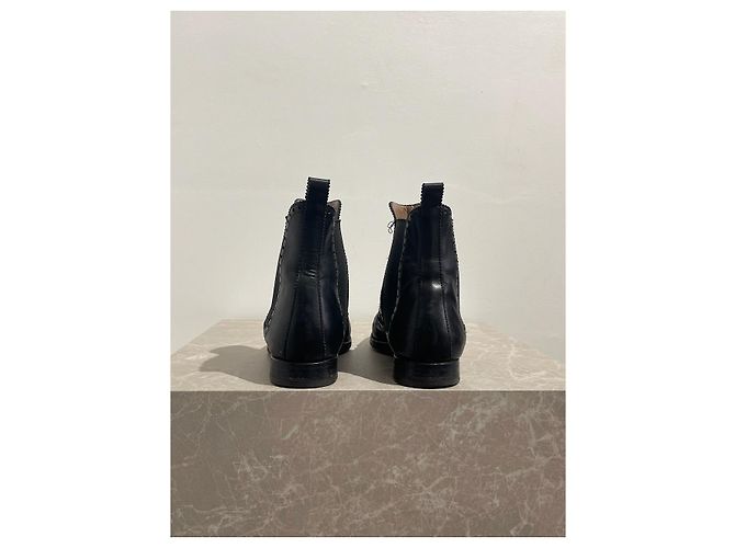 Hermès Stivaletti HERMES T.EU 36 Pelle Nero - vista 5
