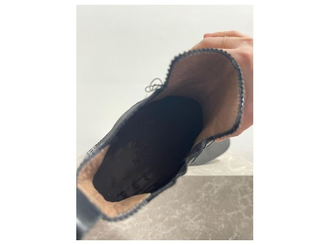 Hermès Stivaletti HERMES T.EU 36 Pelle Nero - vista 8