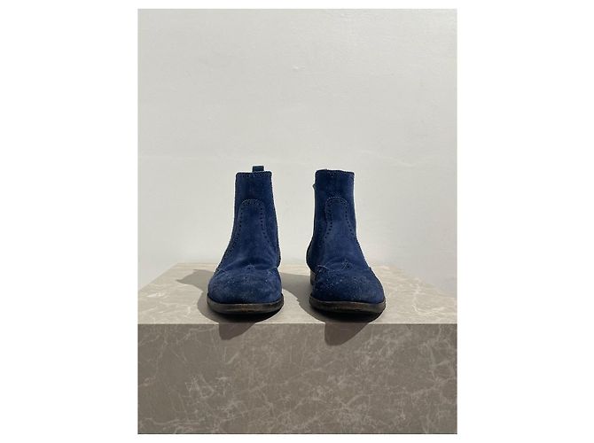 Hermès Botines HERMES T.EU 36 de ante Azul - vista 2
