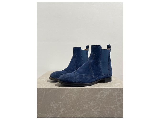 Hermès Botines HERMES T.EU 36 de ante Azul - vista 3