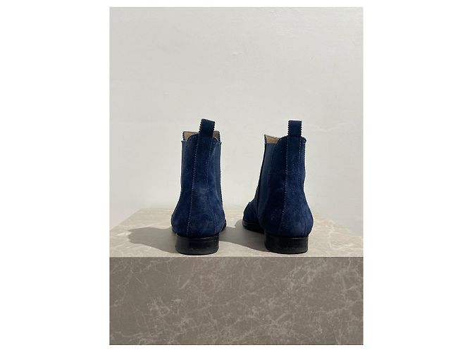 Hermès Botines HERMES T.EU 36 de ante Azul - vista 4