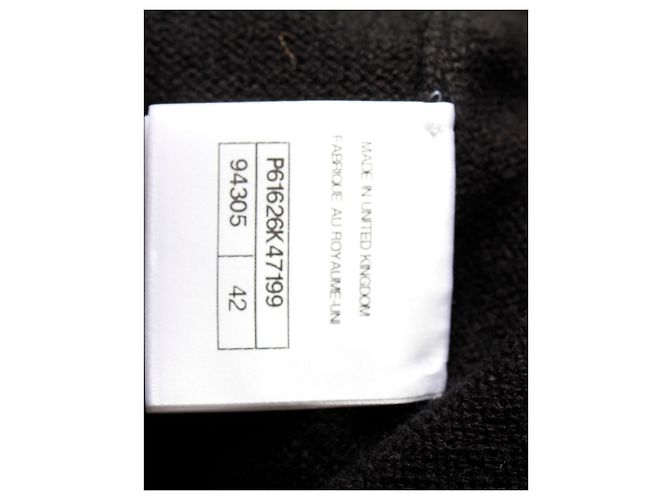 Timeless Chanel 2019 Jersey Paris-New York de cachemir negro - vista 5
