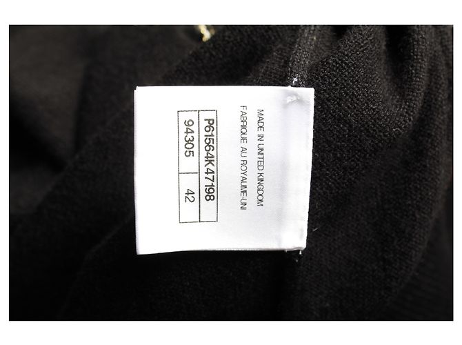 Timeless Chanel und ein kompliziertes Hieroglyphendesign Schwarz - Ansicht 10