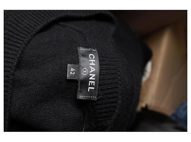 Timeless Chanel und ein kompliziertes Hieroglyphendesign Schwarz - Ansicht 9