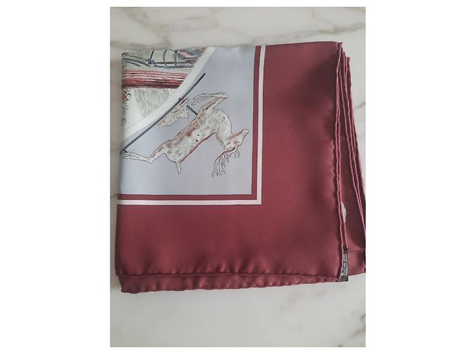 Hermès Foulard in Seta Concours d'Elégance 1885 Limousines de Voyage 90x90 Multicolore - vista 6