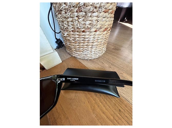 Gafas de sol Saint Laurent SL276 MICA Negras Acetato Negro - vista 4