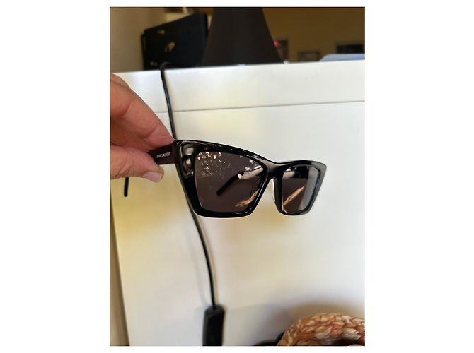 Gafas de sol Saint Laurent SL276 MICA Negras Acetato Negro - vista 7