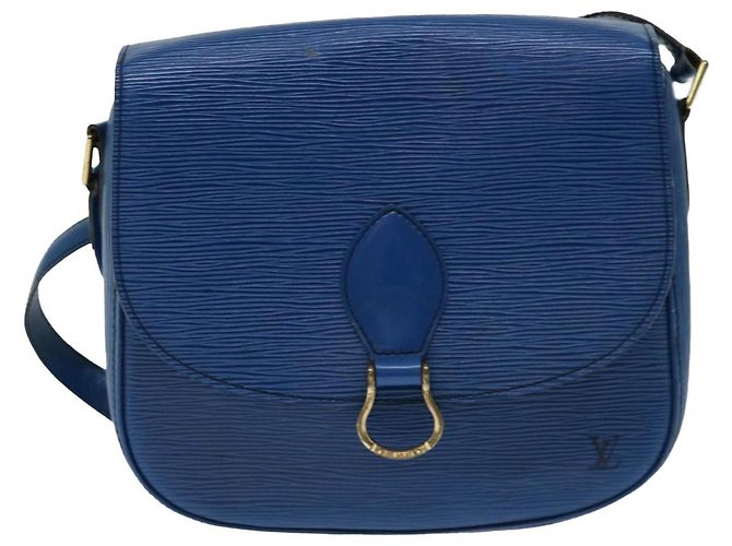 LOUIS VUITTON Epi Saint Cloud GM Borsa a tracolla Blu M52195 LV Aut 70023 - vista 13
