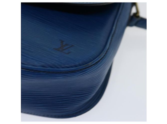 LOUIS VUITTON Epi Saint Cloud GM Borsa a tracolla Blu M52195 LV Aut 70023 - vista 16