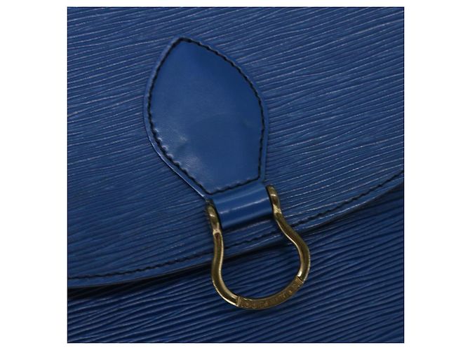 LOUIS VUITTON Epi Saint Cloud GM Borsa a tracolla Blu M52195 LV Aut 70023 - vista 18