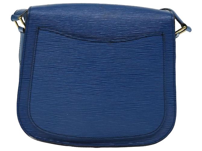 LOUIS VUITTON Epi Saint Cloud GM Borsa a tracolla Blu M52195 LV Aut 70023 - vista 2