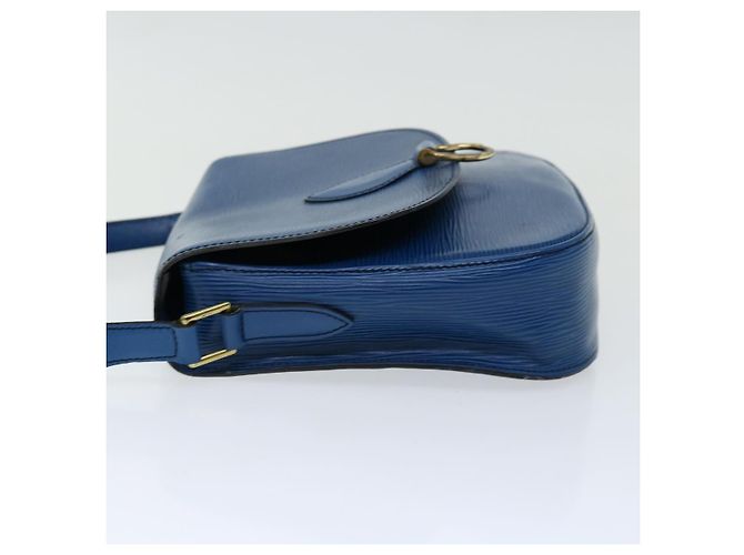 LOUIS VUITTON Epi Saint Cloud GM Borsa a tracolla Blu M52195 LV Aut 70023 - vista 4