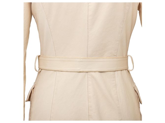 Roberto Cavalli Lederjacke Beige - Ansicht 6