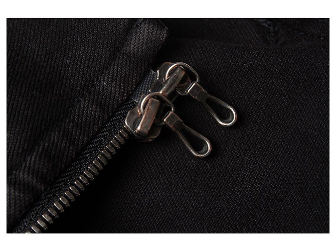 Autre Marque JULIO, SS15 chaqueta PRISMA de algodón Negro - vista 5