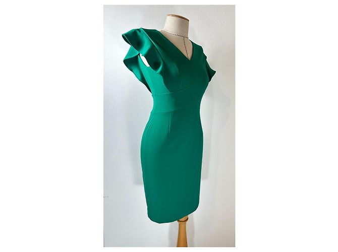 Vestido verde Dkny - vista 2