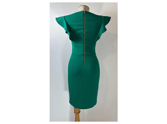 Vestido verde Dkny - vista 4