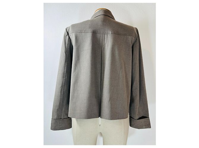 Chaqueta plisada Michael Kors Gris S - vista 4