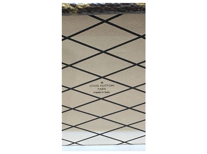 Bolso de hombro Louis Vuitton La Petite Malle Monogram y Cuero Castaño - vista 6