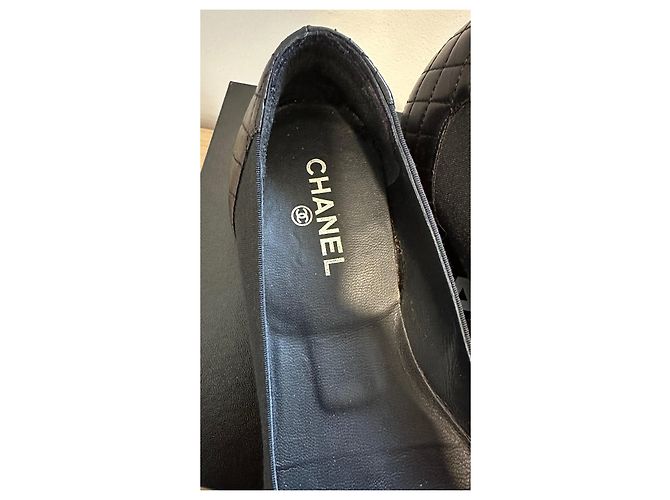 Bailarinas Chanel de piel negra Negro - vista 2