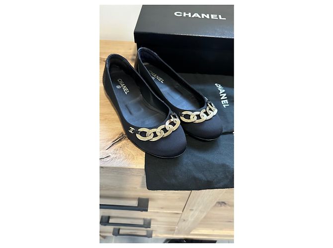 Bailarinas Chanel de piel negra Negro - vista 7