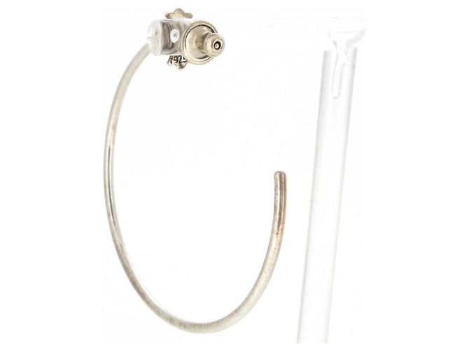 Chrome Hearts Pendiente único de aro plateado Plus 0.0 - vista 4