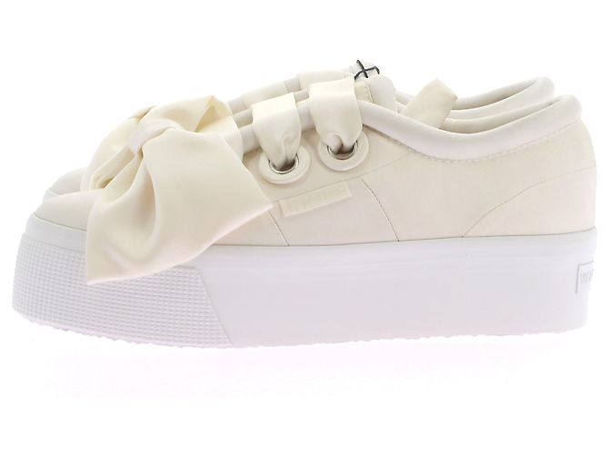 SUPERGA Allenatori T.Unione Europea 39 Leather Bianco - vista 2