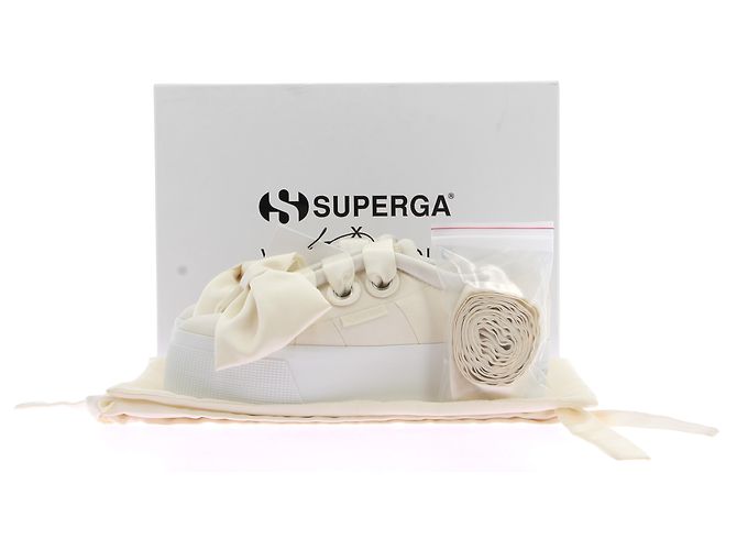 SUPERGA Allenatori T.Unione Europea 39 Leather Bianco - vista 7