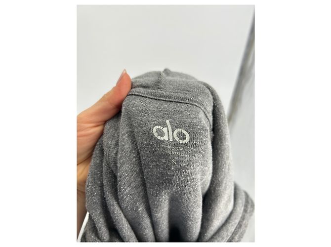 Yves Salomon Alo Strickwaren T.International S Polyester Grau - Ansicht 4