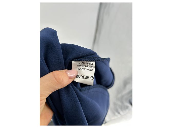 Autre Marque Modetrotter Kleid T.International S Polyester Blau - Ansicht 6