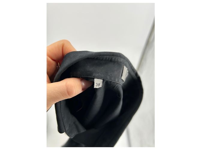 Camicie Dior Homme T.EU (collo / colletto) 38 Cotone Nero - vista 6