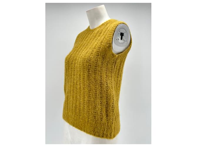 Bonpoint Strickwaren T.International S Wolle Gelb - Ansicht 3