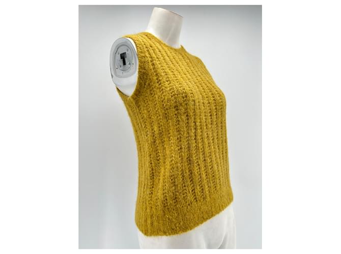 Bonpoint Strickwaren T.International S Wolle Gelb - Ansicht 4