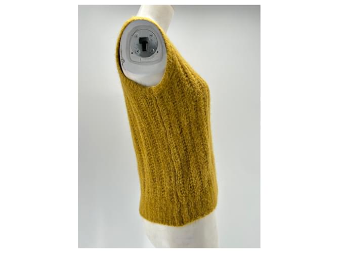 Bonpoint Strickwaren T.International S Wolle Gelb - Ansicht 5