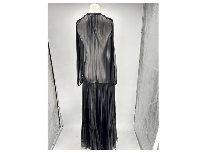 Saint Laurent Kleider T.International S Polyester Schwarz - Ansicht 2