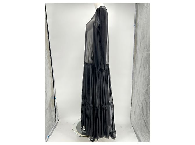 Saint Laurent Kleider T.International S Polyester Schwarz - Ansicht 3