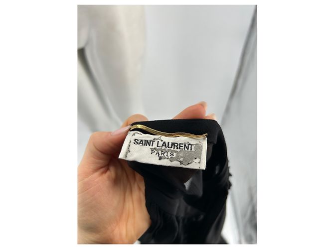 Saint Laurent Kleider T.International S Polyester Schwarz - Ansicht 5