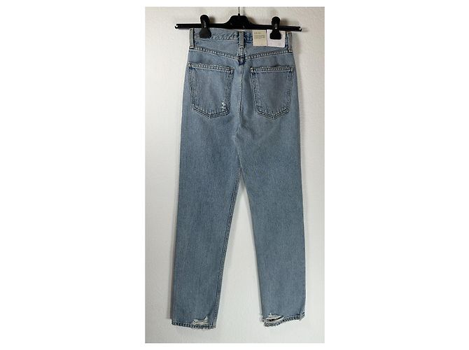Autre Marque Vaqueros Agolde 90's Pinch Waist de Talle Alto Rectos Azules - vista 3