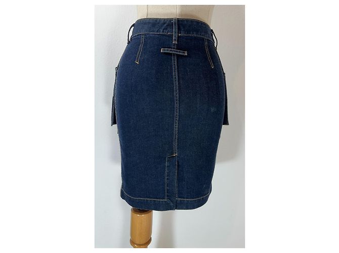Falda vaquera Jean Paul Gaultier azul - vista 3