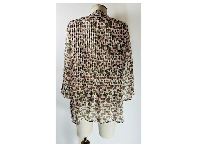 Blusa de seda Hémisphère Multicolor - vista 4
