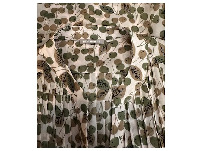 Blusa de seda Hémisphère Multicolor - vista 5