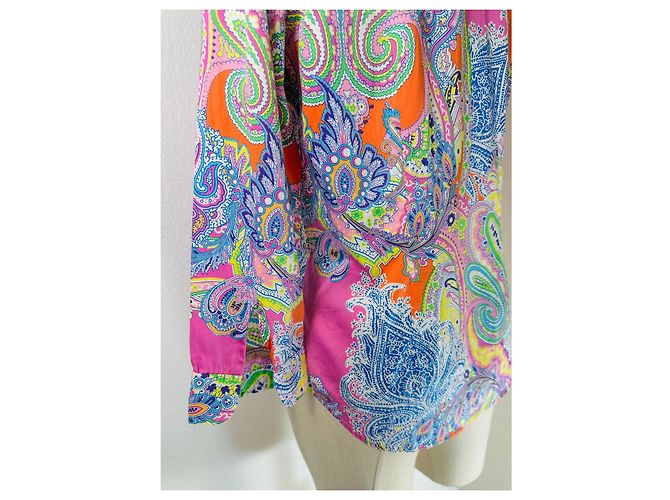 Top de camisa Ralph Lauren de algodón Multicolor - vista 4