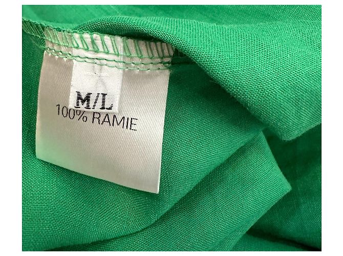 Autre Marque The Frankie Shop Camisa Oversize Verde - vista 7