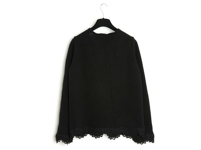 Chanel 06C Cardigan FR42 Kaschmir Schwarzer Cardigan Resort 2006 Jacke US12 - Ansicht 5