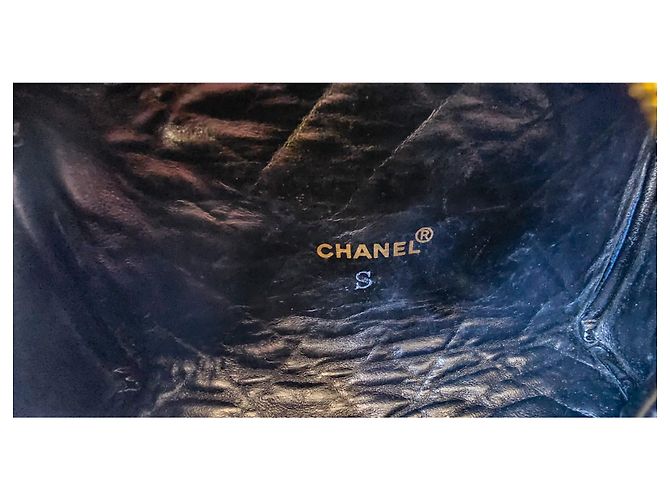 Fascia renale Chanel da collezione Nero Blu - vista 3