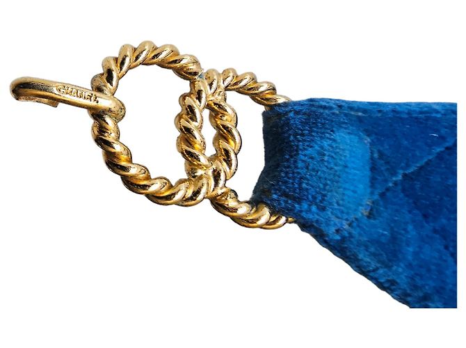 Fascia renale Chanel da collezione Nero Blu - vista 6