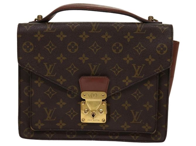 Louis Vuitton Monogram Monceau 28 Borsa a mano 2modo M51185 LV Aut 69891 Monogramma - vista 13