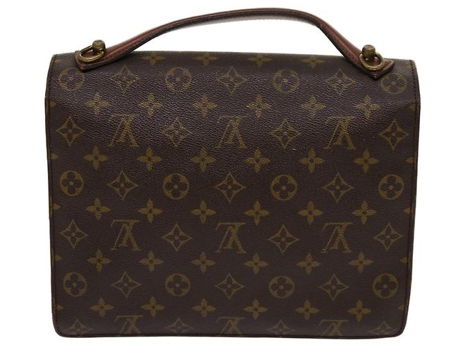 Louis Vuitton Monogram Monceau 28 Borsa a mano 2modo M51185 LV Aut 69891 Monogramma - vista 2
